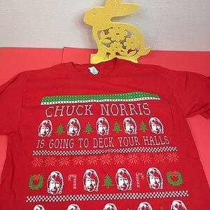 Chuck Norris holiday tshirt